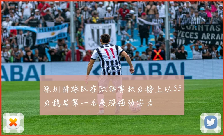 深圳排球队在欧锦赛积分榜上以55分稳居第一名展现强劲实力